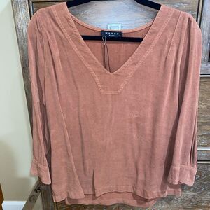 NWT Maven West Cognac Top